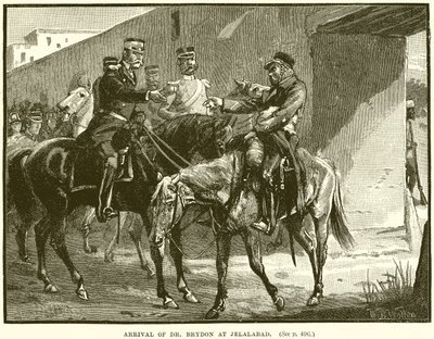 Arrival of Dr. Brydon at Jelalabad by English School