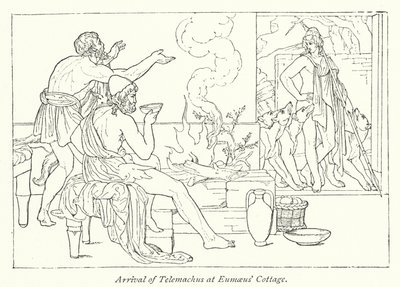 Arrival of Telemachus at Eumaeus