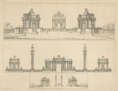 Artists Impressions for Monuments by English School