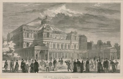 Artists Impression of the New National Opera House by English School