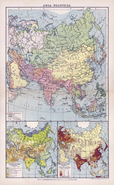 Asia, Political by English School