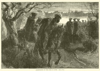 Assassination of the Duke of Guise by English School