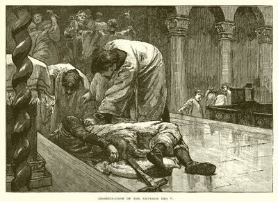 Assassination of the Emperor Leo V by English School
