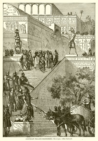 Assyrian Palace restored by English School