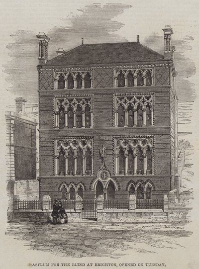 Asylum for the Blind at Brighton, opened on Tuesday by English School