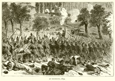 At Solferino, 1859 by English School