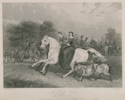 At High Tide in Rotten Row, Hyde Park, London by English School