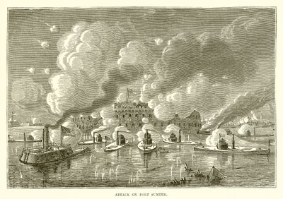 Attack on Fort Sumter by English School