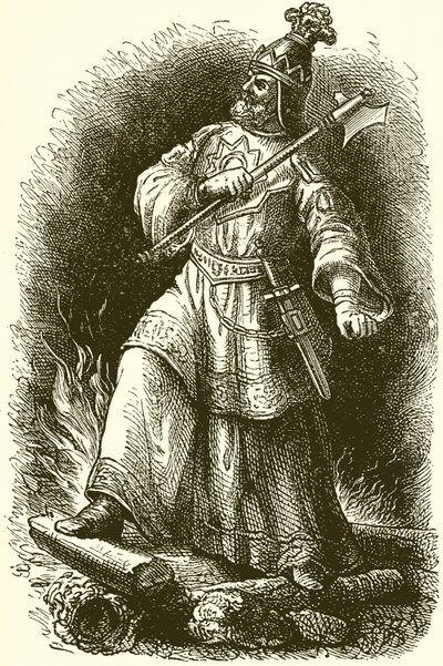 Attila, the Scourge of God by English School