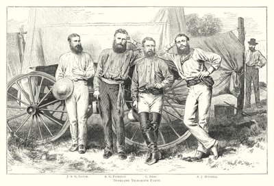 Australia: Overland Telegraph Party by English School