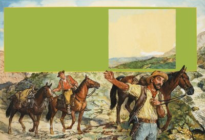 Australian Gold Rush by English School