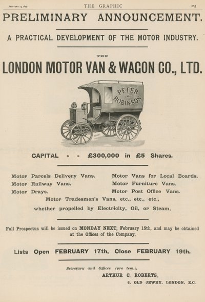 Automobile Advertising by English School
