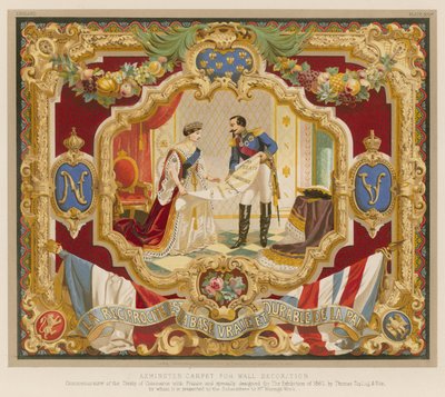 Axminster Carpet for Wall Decoration by English School