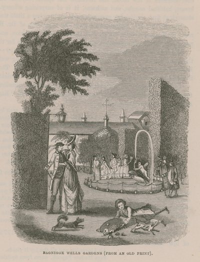 Bagnigge Wells Gardens by English School