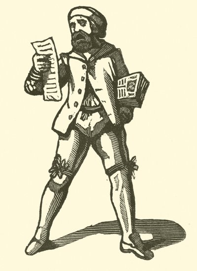 Ballad Seller by English School