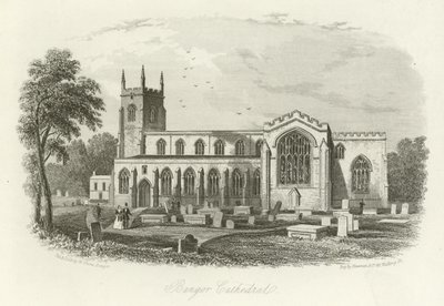 Bangor Cathedral, North Wales by English School