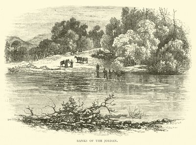 Banks of the Jordan by English School