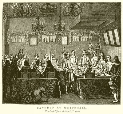 Banquet at Whitehall by English School