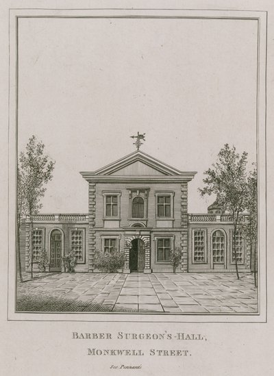 Barber Surgeons Hall, Monkwell Street, London by English School