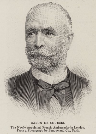 Baron de Courcel by English School