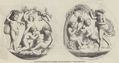 Bas-Reliefs designed by Mr Henning for the Decoration of the Mansion-House by English School