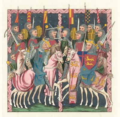Battle of Hastings by English School