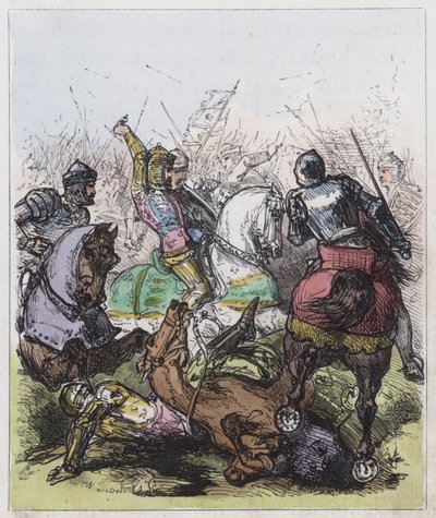 Battle of Agincourt by English School