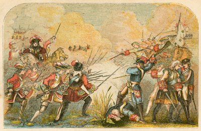 Battle of Blenheim by English School