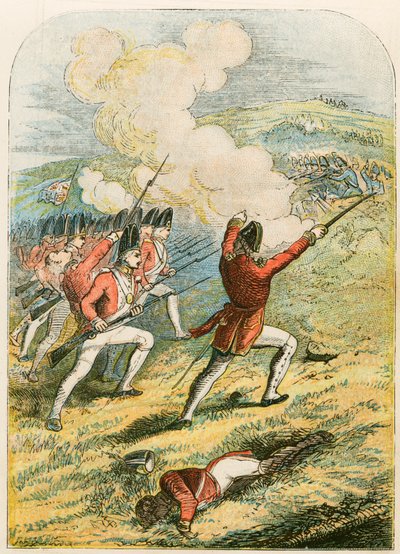 Battle of Bunker Hill by English School