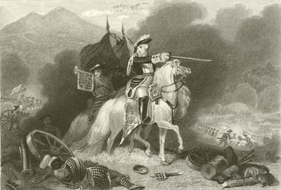 Battle of Culloden by English School