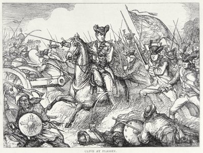 Battle of Plassey by English School
