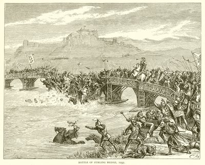 Battle of Stirling Bridge, 1297 by English School