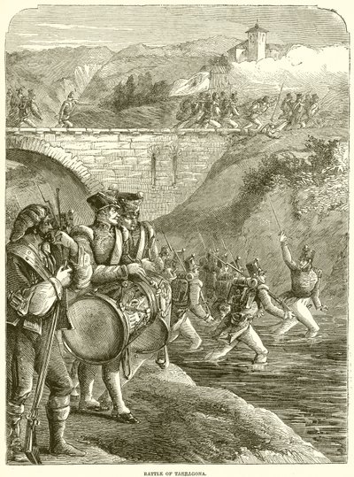 Battle of Tarragona by English School