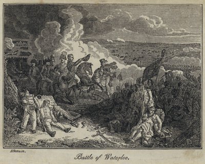 Battle of Waterloo by English School