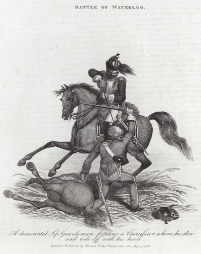 Battle of Waterloo by English School