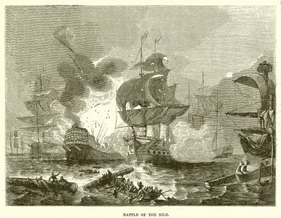 Battle of the Nile by English School