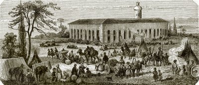 Bazaar and Fair at Nertchinsk-Russia in Asia by English School