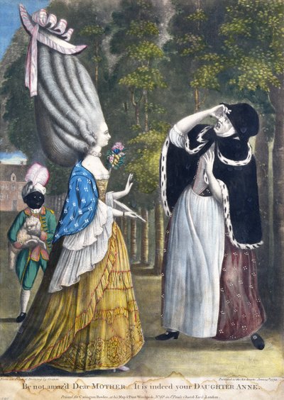 Be Not Amazed Dear Mother - It is Indeed Your Daughter Anne, from an Original Drawing by Grimm, Printed for Carington Bowles, London by English School