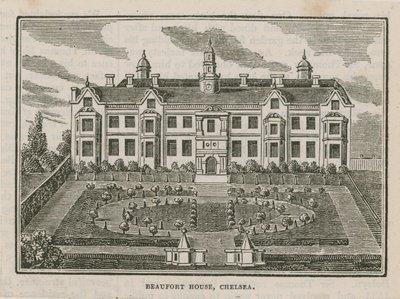 Beaufort House in Chelsea by English School