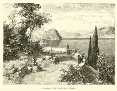 Bellaggio, Seen from Villa Giulia by English School