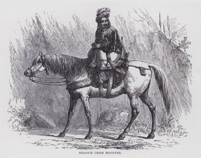 Belooch Chief Mounted by English School
