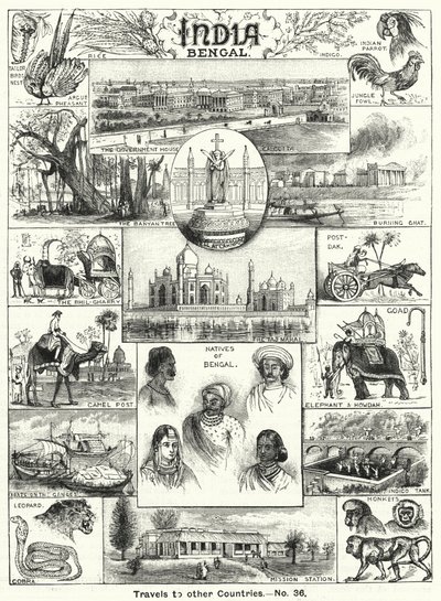 Bengal, India by English School