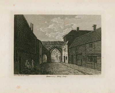 Bermondsey Abbey in Surrey by English School