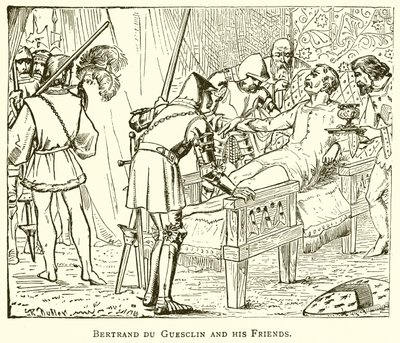 Bertrand du Guesclin and His Friends by English School