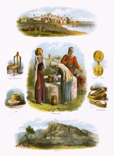 Biblical Illustration by English School