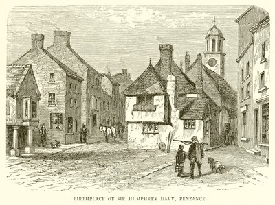 Birthplace of Sir Humphrey Davy, Penzance by English School