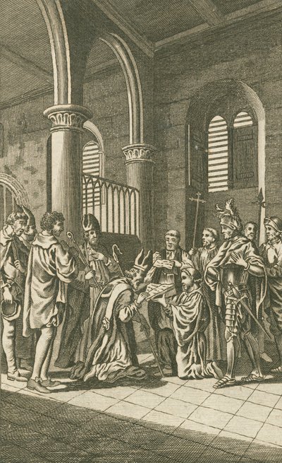 Bishops and Citizens of London Swearing Fealty to William the Conqueror by English School
