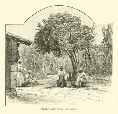 Black Squatters, Jamaica by English School