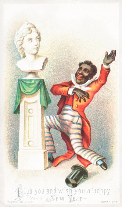 Black man talking to Bust by English School