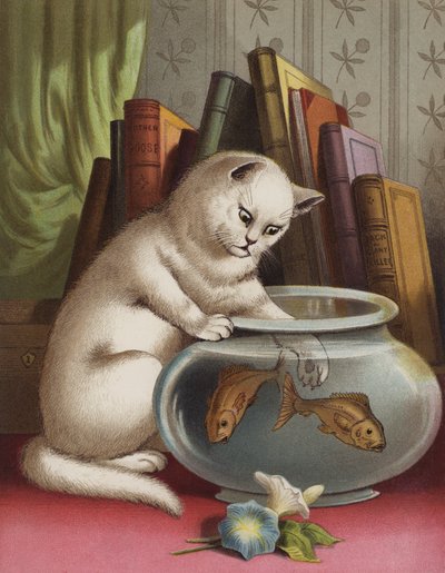 Blanchie and the Goldfish by English School